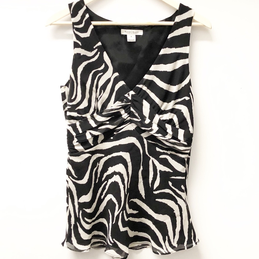WHBM Sleeveless Blouse, Size Medium